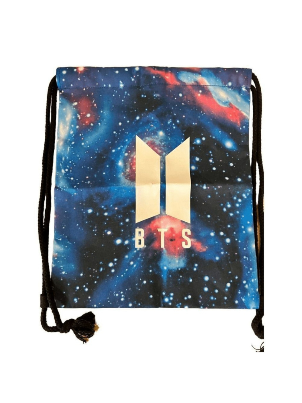 K-pop BTS Tour Galaxy Graphic Drawstring Backpack
